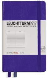 LEUCHTTURM1917 Caiet cu elastic A6, 94 file, dictando, Leuchtturm1917 violet LT346681
