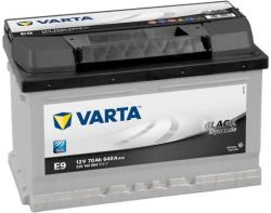 VARTA E9 Black Dynamic 70Ah 640A right+ (570 144 064)