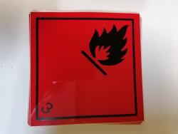  munkavédelmi matrica önt. 100x100 adr/rid/adn bárca 3 osztály