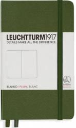 LEUCHTTURM1917 Caiet cu elastic A6, 94 file, velin, Leuchtturm1917 verde army LT348100