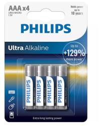 Philips Baterie alcalina ultra LR3 AA blister 4 buc Philips (PH-LR03E4B/10) Baterii de unica folosinta