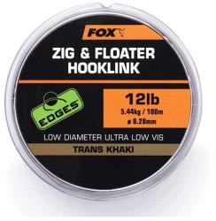 FOX Zig & Floater Line Trans Khaki előkezsinór 0.28mm (CML169)