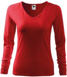 MALFINI Női hosszú újjú póló Elegance - Piros | XXL (1270717)