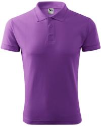 MALFINI Férfi galléros póló Pique Polo - Lila | 2XL (2036417)