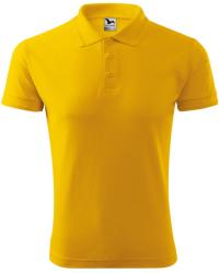 MALFINI Férfi galléros póló Pique Polo - Sárga | 2XL (2030417)