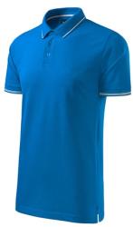 MALFINI Pique férfi galléros póló Perfection Plain - Élénk kék | XL (2517016)