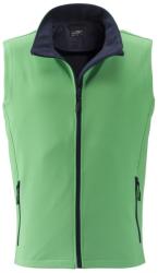 James & Nicholson (Daiber) Férfi softshell mellény JN1128 - Zöld / sötétkék | XXXL (1-JN1128-1745510)