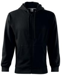 MALFINI Férfi felső Trendy Zipper - Fekete | S (4100113)