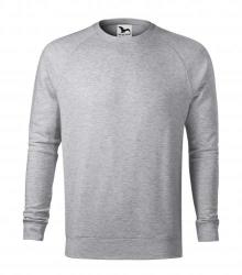 MALFINI Férfi pulóver Merger - Ezüst melírozott | 3XL (415M318)