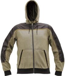 CERVA Férfi cipzáras pulóver CREMORNE - Világos olív | L (03060075E4003)