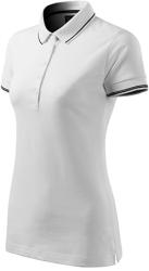 MALFINI Pique női galléros póló Perfection plain - Fehér | 2XL (2530017)