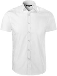 MALFINI Férfi rövid ujjú galléros ing Flash - Fehér | S (2600013)
