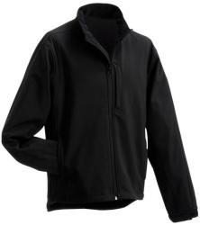 James & Nicholson (Daiber) Férfi softshell kabát JN135 - Fekete | M (1-JN135-74664)