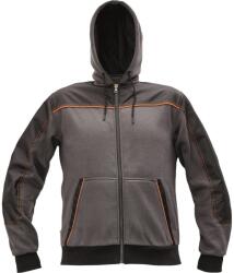 CERVA Férfi cipzáras pulóver CREMORNE - Szürke | 3XL (0306007500006)