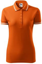 MALFINI Női galléros póló Urban - Narancssárga | L (2201115)