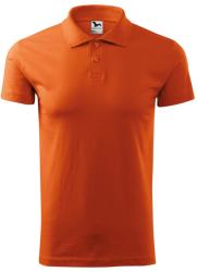 MALFINI Férfi puha galléros póló Single J. - Narancssárga | XL (2021116)