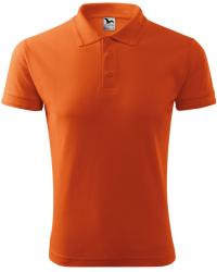 MALFINI Férfi galléros póló Pique Polo - Narancssárga | 4XL (2031119)