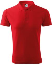 MALFINI Férfi galléros póló Pique Polo - Piros | XL (2030716)