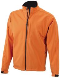 James & Nicholson (Daiber) Férfi softshell kabát JN135 - Narancssárga | XL (1-JN135-145000)