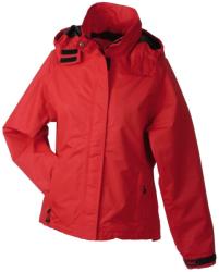 James & Nicholson Női outdoor kabát JN1011 - Piros | L (1-JN1011-122897)