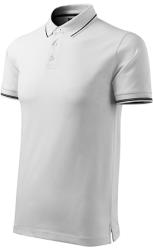 MALFINI Pique férfi galléros póló Perfection Plain - Fehér | 3XL (2510018)