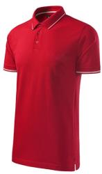 MALFINI Pique férfi galléros póló Perfection Plain - Élénk piros | L (2517115)