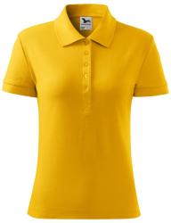 MALFINI Női galléros póló Cotton - Sárga | M (2130414)