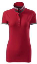 MALFINI Női galléros póló Collar Up - Élénk piros | 2XL (2577117)
