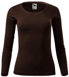 MALFINI Női hosszú ujjú póló Fit-T Long Sleeve - Kávébarna | XL (1692716)