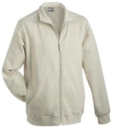 James & Nicholson (Daiber) Férfi kapucni nélküli cipzáros felső JN058 - Stone | L (1-JN058-63128)