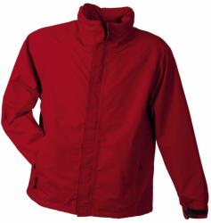 James & Nicholson Férfi outdoor kabát JN1010 - Piros | XXXL (1-JN1010-122866)