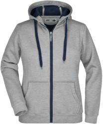 James & Nicholson (Daiber) Női kétszínű felső JN354 - Sportos szürke / sötétkék | M (1-JN354-100076)