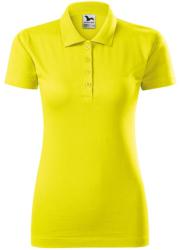 MALFINI Női puha galléros póló Single J. - Citromsárga | 2XL (2239617)
