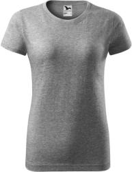 MALFINI Basic Női póló - Sötétszürke melírozott | S (1341213)