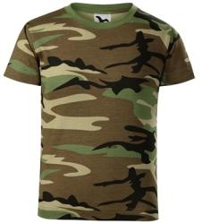 MALFINI Gyerek terepszínű póló Camouflage - Terepszínű barna | 122 cm (6 éves) (1493309)