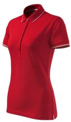 MALFINI Pique női galléros póló Perfection plain - Élénk piros | XL (2537116)