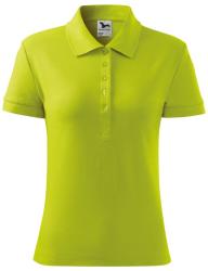 MALFINI Női galléros póló Cotton - Lime | 2XL (2136217)