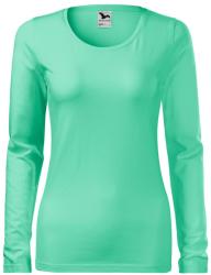 MALFINI Női hosszú újjő póló Slim - Menta | XL (1399516)