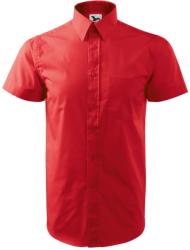 MALFINI Férfi rövid ujjú galléros ing Chic - Piros | XL (2070716)