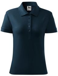 MALFINI Női galléros póló Cotton - Tengerészkék | 2XL (2130217)