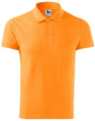 MALFINI Férfi galléros póló Cotton Heavy - Mandarin narancs | 3XL (215A218)