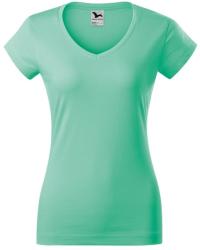 MALFINI Női póló Fit V-neck - Menta | 2XL (1629517)