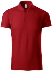 MALFINI Pique férfi galléros póló Joy - Piros | 3XL (P210718)