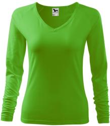 MALFINI Női hosszú újjú póló Elegance - Apple green | XS (1279212)