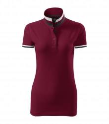 MALFINI Női galléros póló Collar Up - Garnet | 2XL (2578617)