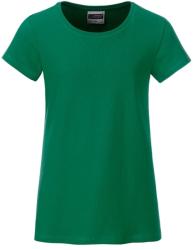 James & Nicholson (Daiber) Klasszikus lány biopamut póló 8007G - Írzöld | 2XL (1-8007G-1754922)