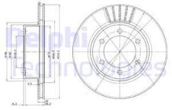 DELPHI Disc frana DELPHI BG3535 (BG3535) - automobilus