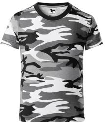 MALFINI Gyerek terepszínű póló Camouflage - Terepszínű szürke | 122 cm (6 éves) (1493209)