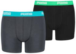 PUMA Fiú boxer nadrág Puma BOYS BASIC BOXER 2P K fekete 907650-01 - 176 cm
