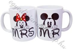 Mr és Mrs páros bögre (Mickey) (2)